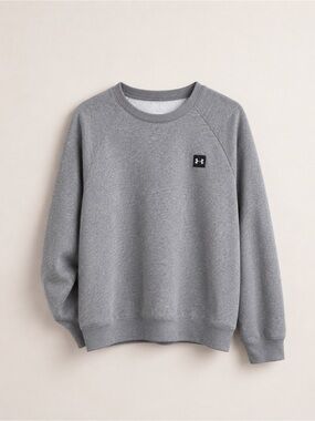 Under Armour Men's/Unisex Loose Rival Fleece Crewneck Sweatshirt - Grey size M